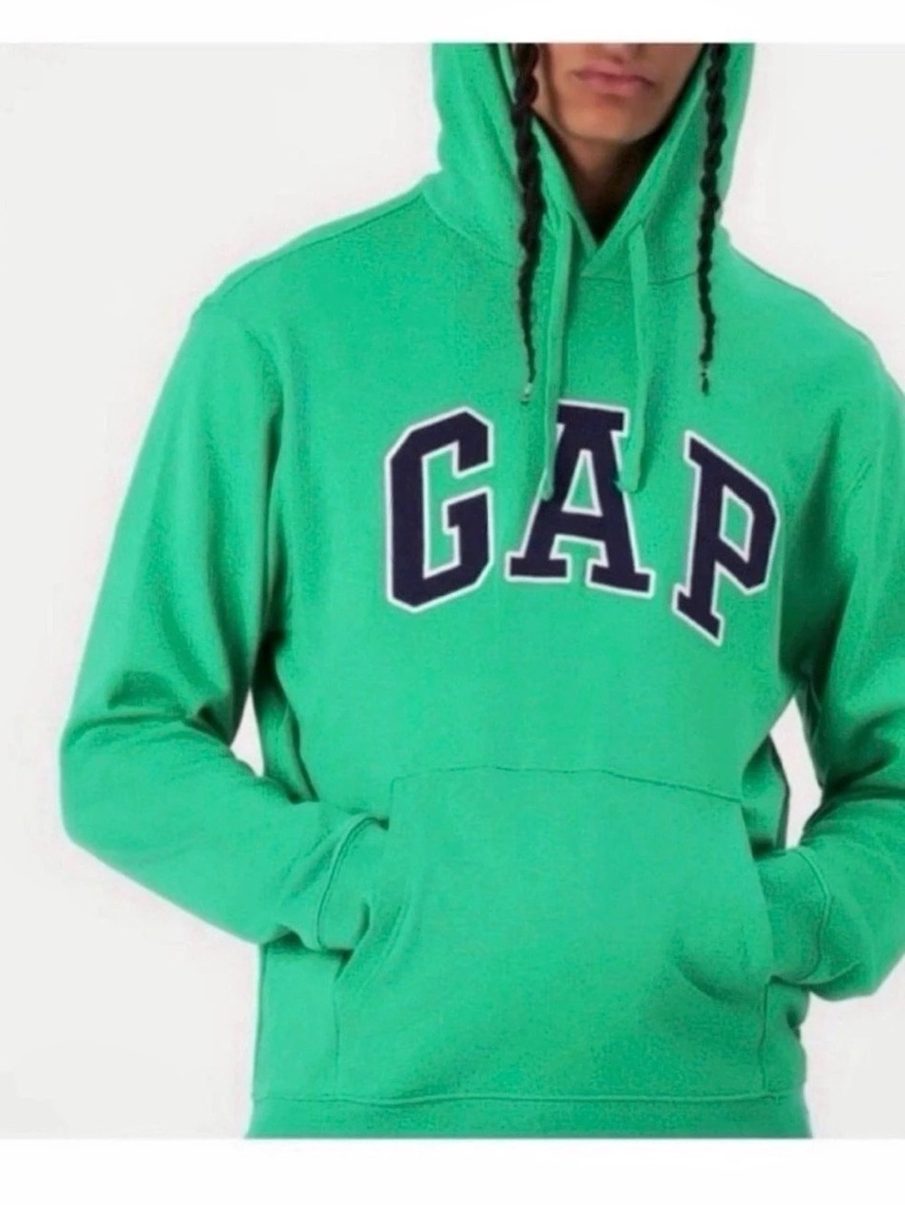 Gap Adult VintageSoft Arch Logo Hoodie Green Large